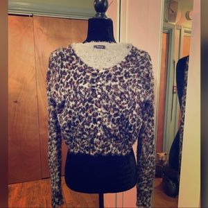 Leopard print blouse